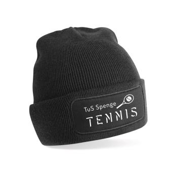 TuS Spenge Tennis - Strickmütze - Patch eckig - schwarz